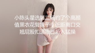 小陈头星选第二场约了个高颜值黑衣花臂妹子，近距离口交翘屁股扣逼抬腿后入猛操