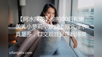 【阿水探花】偷拍00后粉嫩美乳小萝莉，沙发上抠穴淫水真是多，口交观音坐莲玩得爽