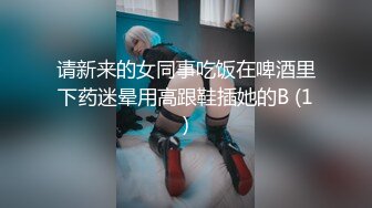 请新来的女同事吃饭在啤酒里下药迷晕用高跟鞋插她的B (1)