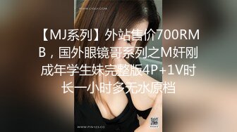 【MJ系列】外站售价700RMB，国外眼镜哥系列之M奸刚成年学生妹完整版4P+1V时长一小时多无水原档