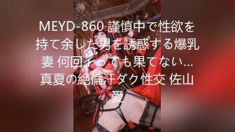 MEYD-860 謹慎中で性欲を持て余した男を誘惑する爆乳妻 何回イっても果てない…真夏の絶倫汗ダク性交 佐山愛