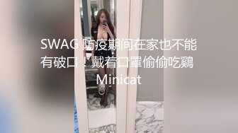 SWAG 防疫期间在家也不能有破口！戴着口罩偷偷吃鷄 Minicat